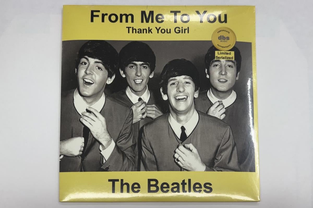 

7inch Record BEATLES Rom Me To You Thank You Girl DBS004 FOUR GIANTS 2017 Canada Rock Used