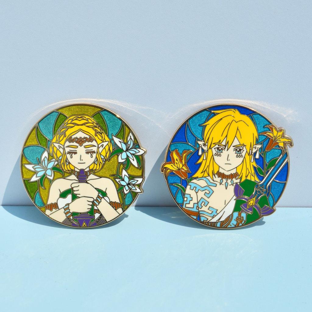 The Legend of Zelda Enamel Pins Anime Zelda Manga Brooches for Women Men Lapel Pins Badges on Backpack Clothes Accessories Gifts
