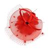Women Feather Gauze Hairband Bride Hairpin Cute Hat Elegant Hair Clip Wedding Beach Ornament Gift