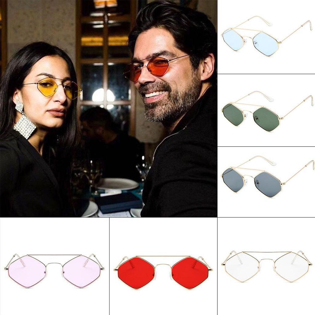 geometric shape sunglasses