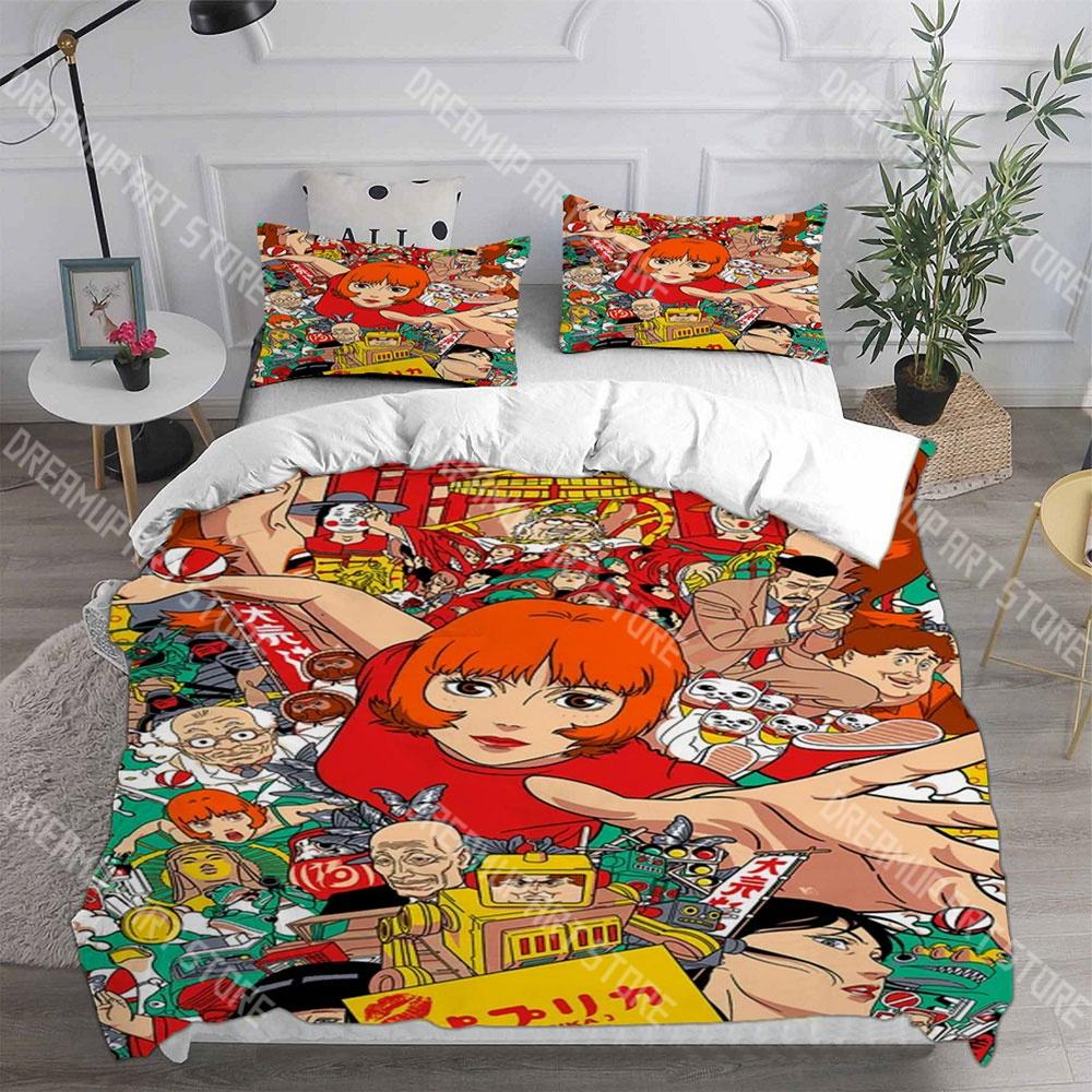 Fashion Anime Paprika Bedding Set Single Twin Full Queen King Size Bed Set Kids Bedroom Duvetcover Sets Bed Sheet Set