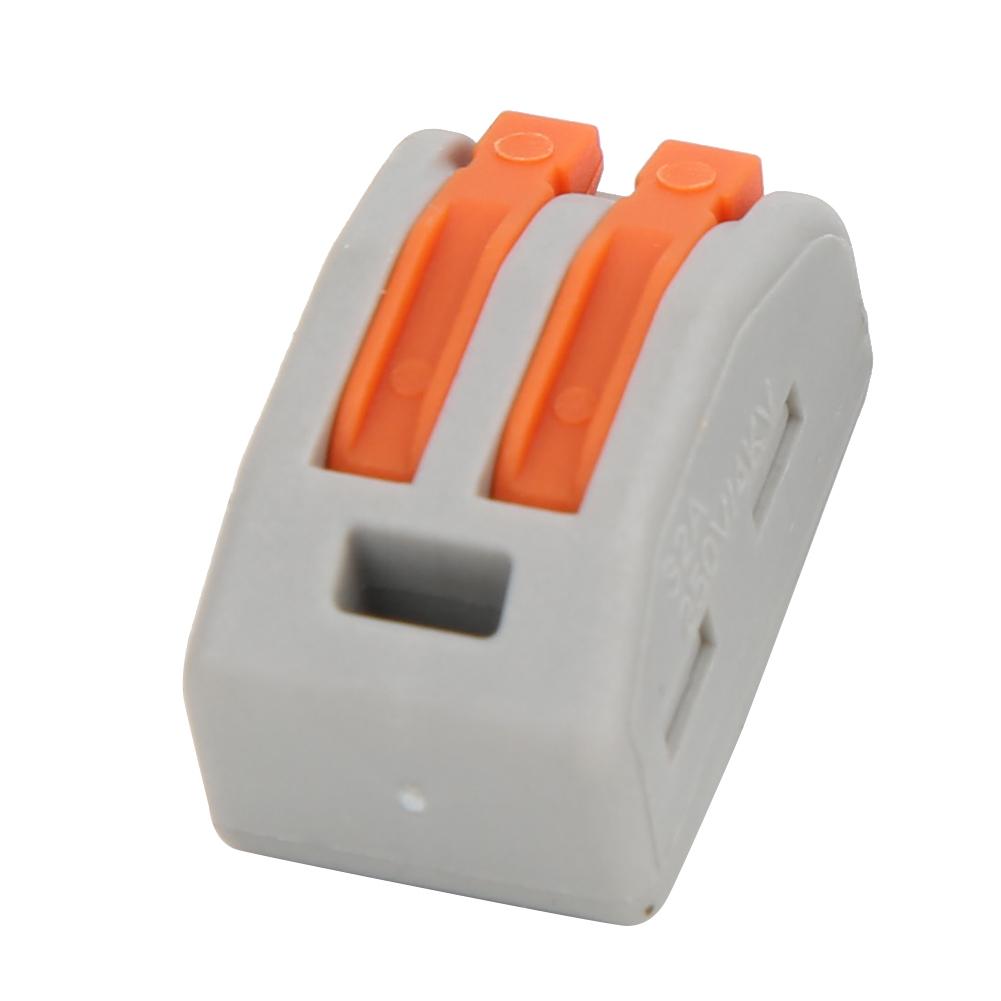 20 Stück PCT212 Verbinder Federklemmenblock 2-Wege Kabelverbinder