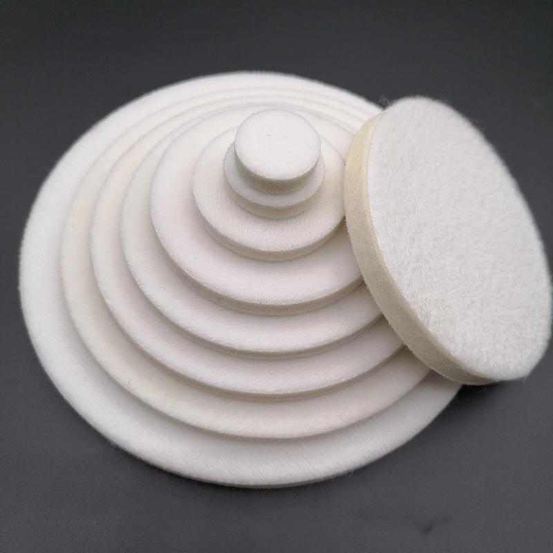 Self-Adhesive Wool Polishing Pad for Car Glass and Mirror Restoration