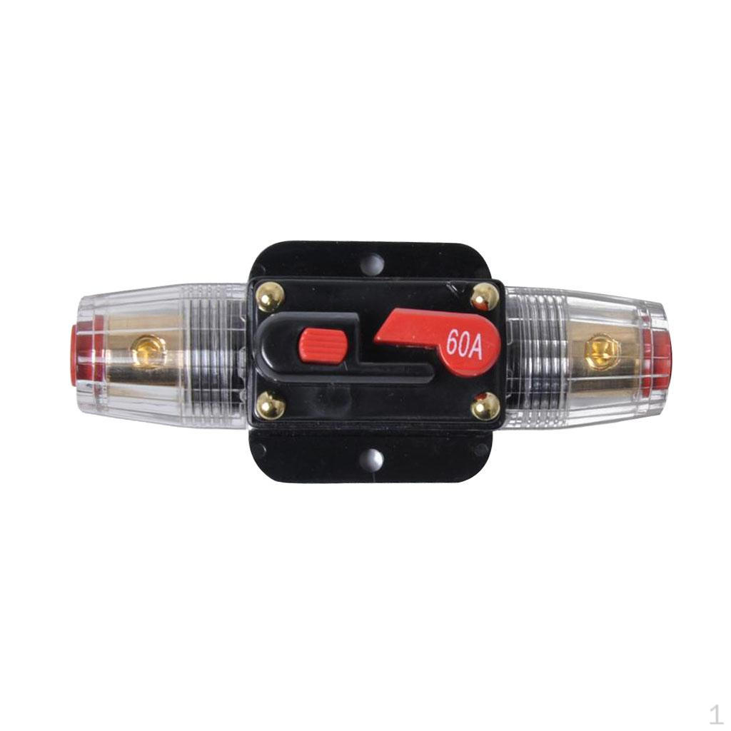 6 Circuit Breaker Car Marine Audio Video Inline Replace DC 12V-24V