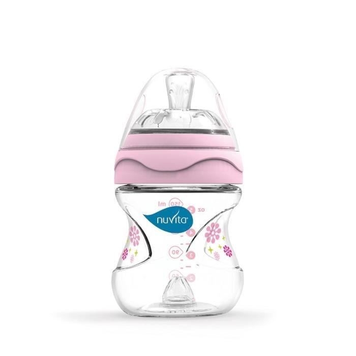 Buy Nuvita Mimic Baby Bottle 150 Ml Pink Nualmb0002 at affordable