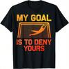 Soccer Goalie Art For Men Women Boys Girls Gag Soccer Player T-Shirt