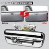 Chrome Rear Tailgate Door Handle No-Keyhole For Isuzu Dmax Rodeo Pickup 2003-12