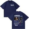 Rapper Arce Perro Viejo Tour Graphics T Shirts Men Women Casual Oversized Tshirts Hiphop Shortsleeved Loose Cotton Tshirts