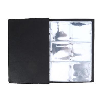 New Storage Album Pu Cover Hard Smooth Surface Portable Collection Book For Collectors Decorative Holder Commemorative