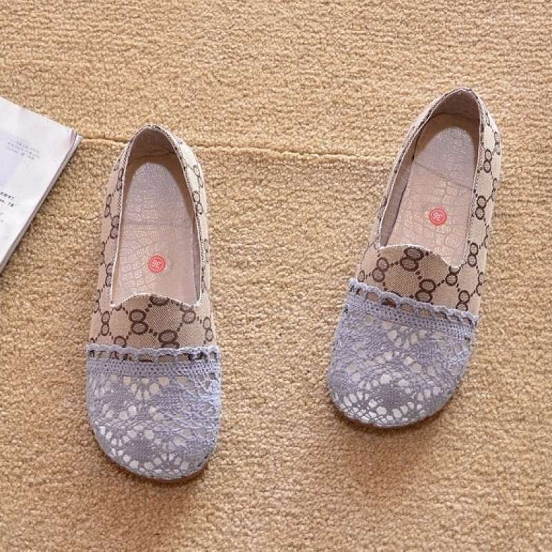 2025 New Spring Flat Heel Single Shoes Doudou Shoes Flat Shoes Cloth Shoes Round Head Leopard Print Lazy Shoes Fisherman Shoes Women's Tide