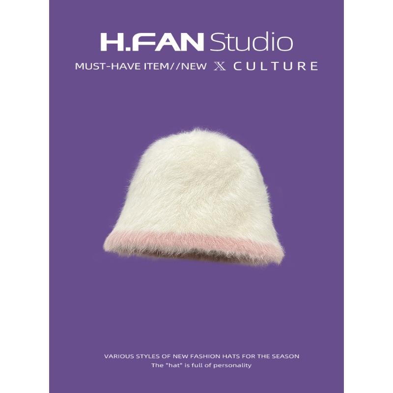 Style 4 Hat Versatile Style Sweet Knitted Warm And Soft Fisherman Hatcaps