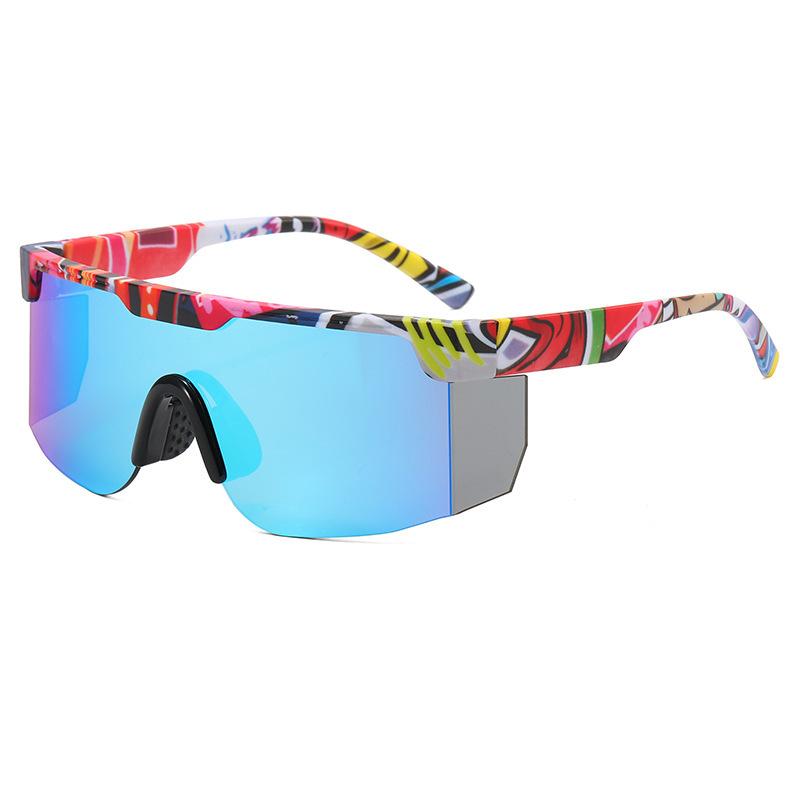 

Cross Border New Fashionable Personalized Sports Sunglasses Men Women Outdoor Bicycle Cycling Glasses Wholesale