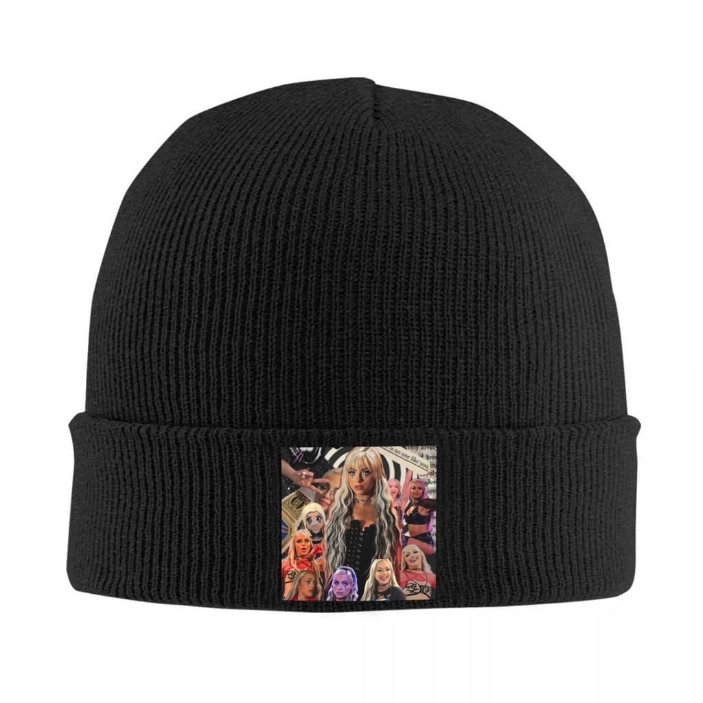Liv Morgan Warm Knitted Cap Fashion Bonnet Hat Autumn Winter Outdoor Beanies Hats for Unisex Adult