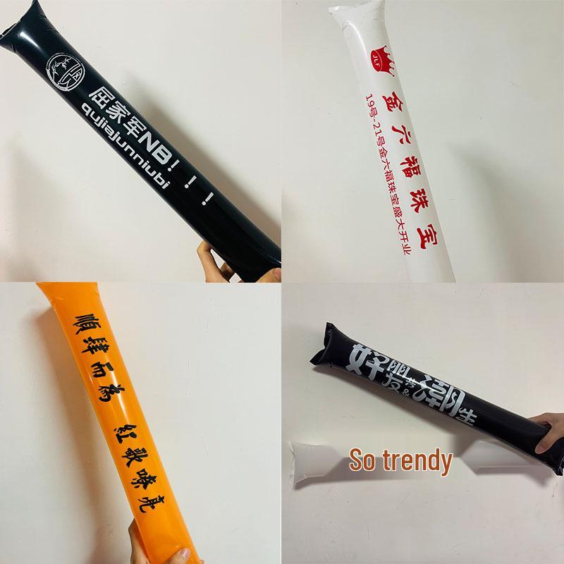 Custom Handheld Inflatable Cheer Sticks & Pom Poms for Sports Events