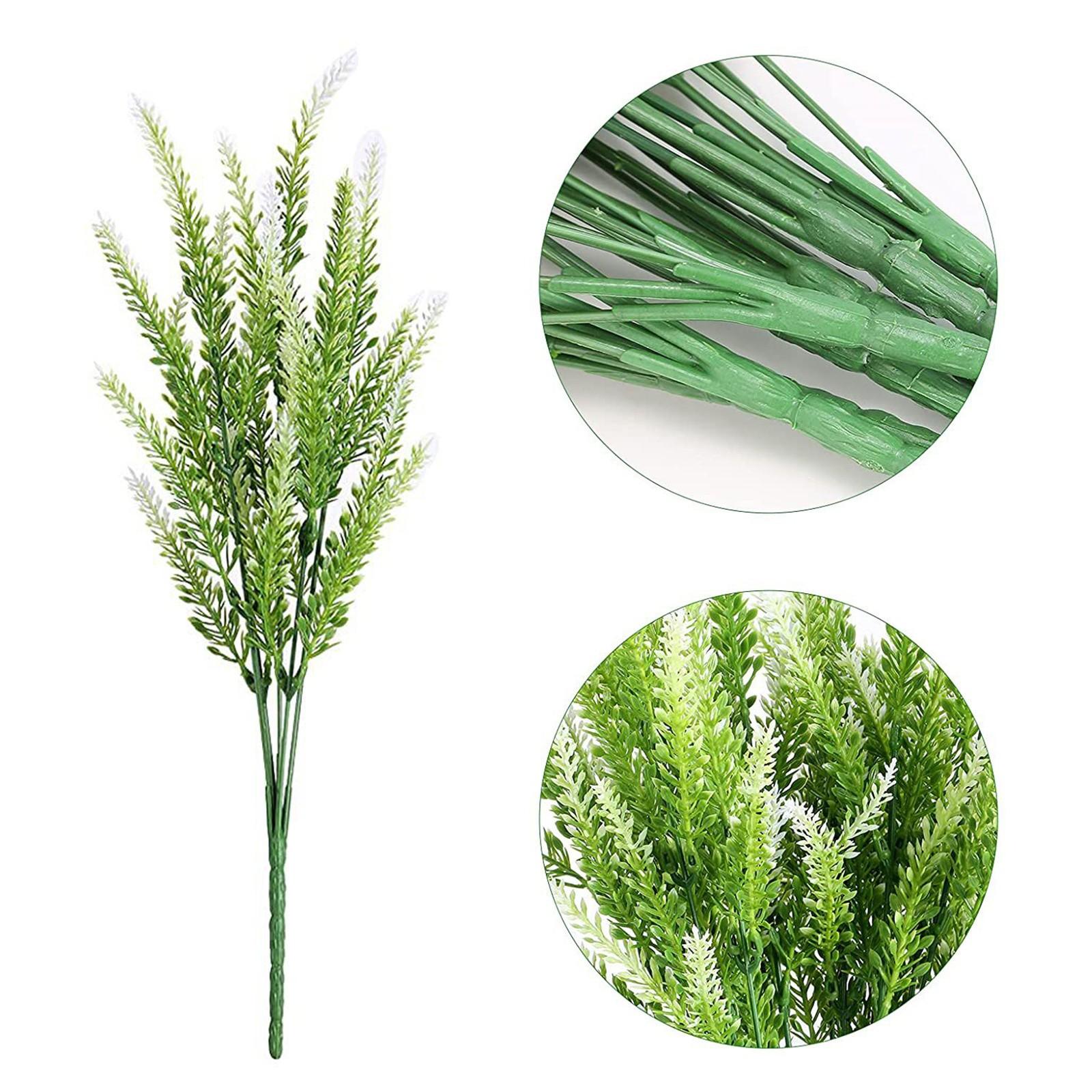 

Artificial Lavender Plant Spray, Realistic Faux Lavender Stems for Home Decor, Wedding Bouquets, and Floral Arrangements One Size білий