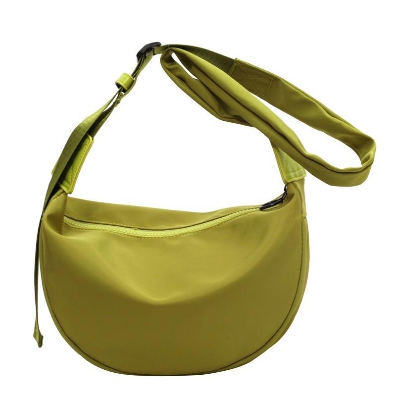 Modern Nylon Casual Bag Trendy Street Fashion Shoulder Bag зелёный