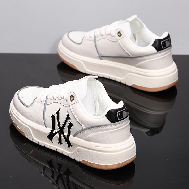 Autumn casual board shoes new summer couple breathable dad shoes leather increase 12