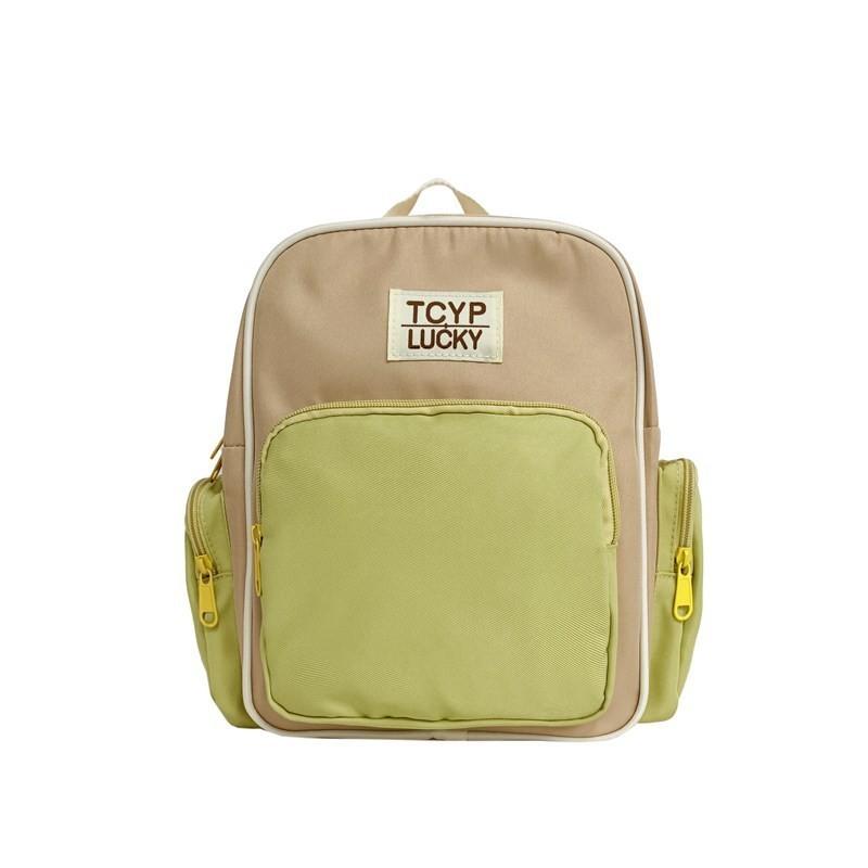 Trendy Dual Color Children's Backpack Stylish Oxford Fabric For Boys And Girls