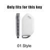 AEH1 Leather Car Key Case Cover Protector Shell For Kia Picanto Sorento MQ4 Carnival KA4 Morning K5 Carens 2024 Auto Accessories