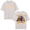 Karol G Tropicoqueta Tour New Album  Vintage Washed T Shirts Men Women Fashion Aesthetic Tshirt Casual Cotton Loose T Shirt