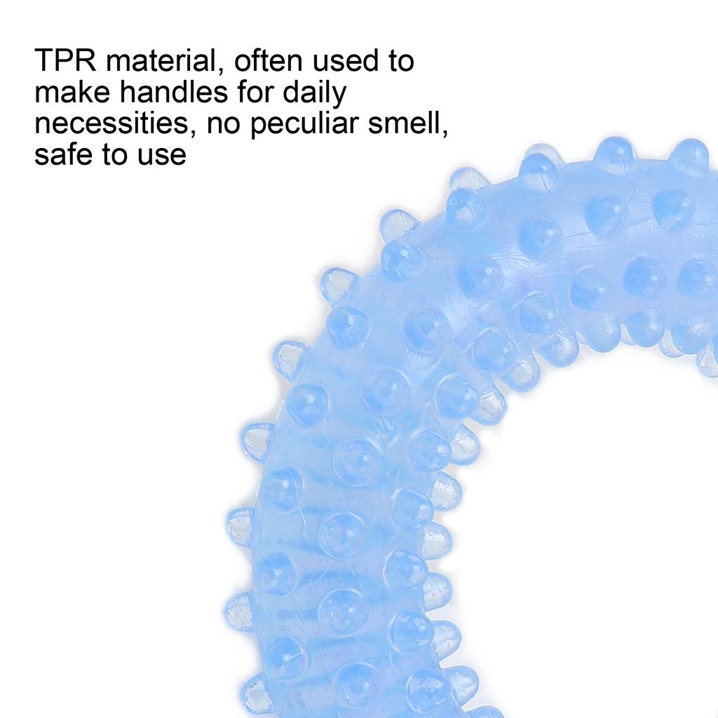 Finger Strengthener Annular Design Protruding Dot Design Good Elasticity Rehabilitation Grip for   Home