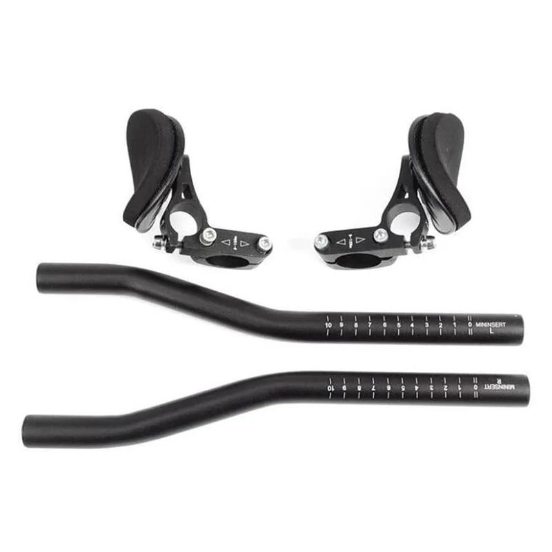 New Handlebar Aluminum Alloy Rest TT Bars Arm Relaxation Rest Split Vice Cycling Bike Rest Handlebar Bicycle Bike Long Distance