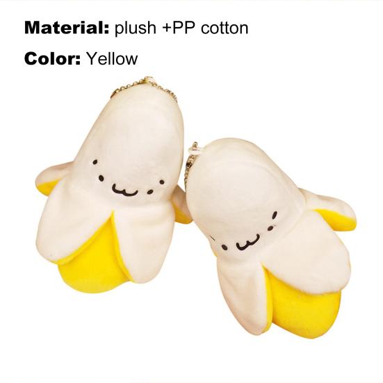 Pendant Creative Lovely Design Multiple Use Stuffed Banana Doll for Car