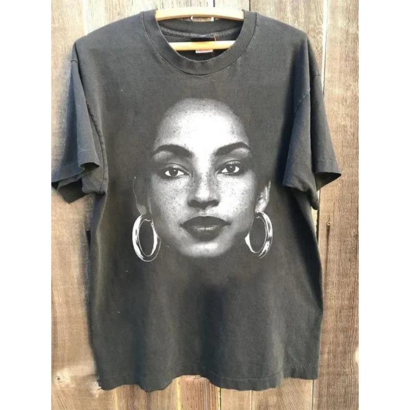 Maglietta Vintage Sade Adu Sade Rap Hip Hop T-shirt Unisex
