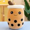 35CM Cute Stuffed Boba Plush Bubble Tea, Real-life Bubo Food Milk Cup Plushie Pillow Soft Kawaii Plush Toys Gifts for Kids Baby