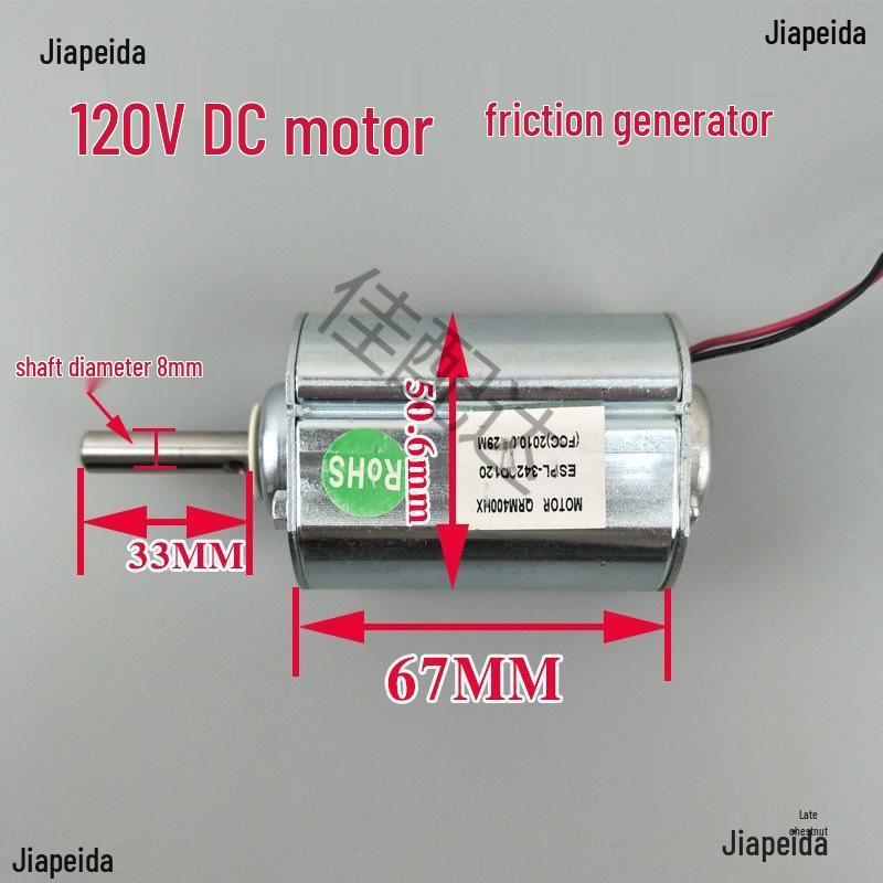 High-Power DC Motor Wind Turbine & Hand-Crank Generator