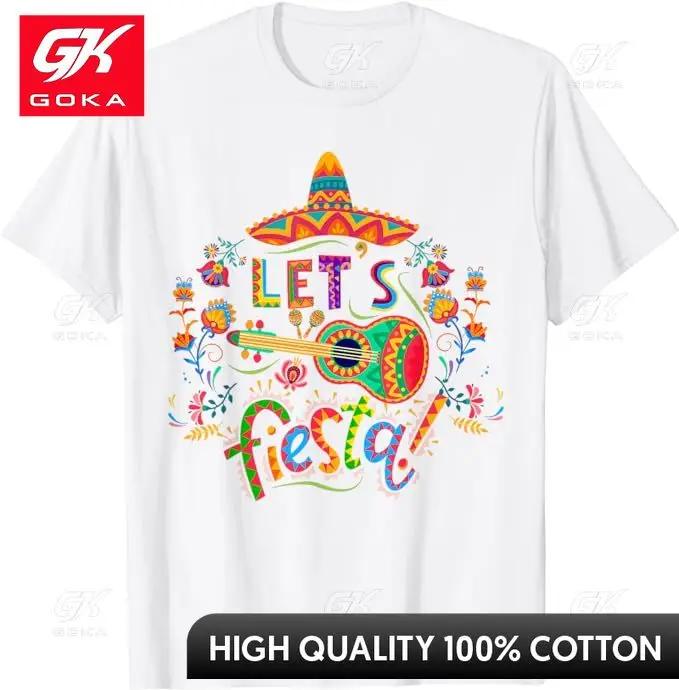 Lets Fiesta Cinco De Mayo Fiesta Squad Sombrero Hat Mexican TShirt Womens Fashion Mexico Fiesta Party Clothes Graphic Tee Top S