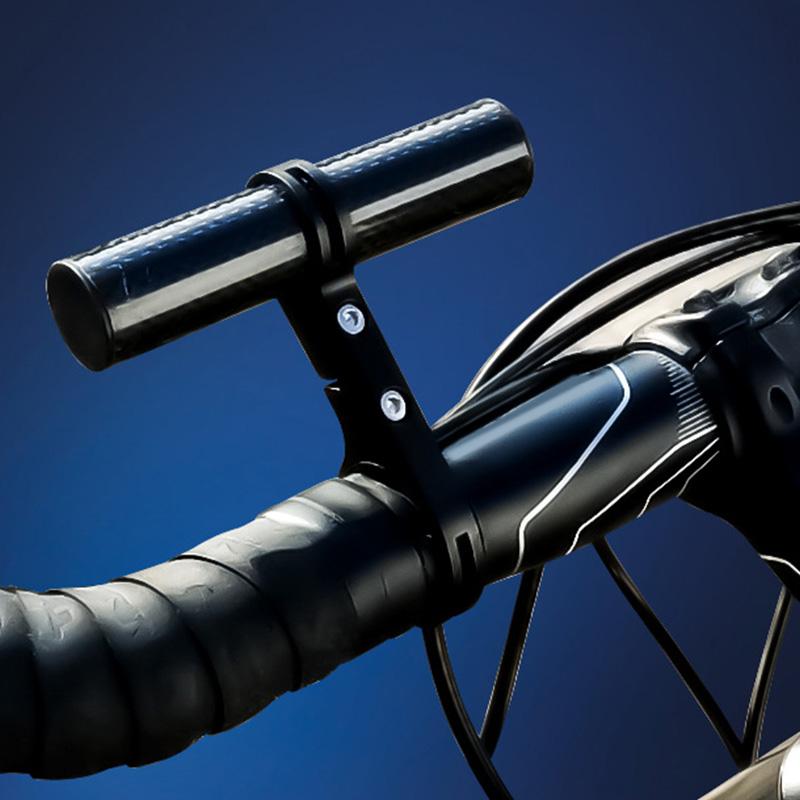 Cykelstyreförlängare Lättviktig Kolfiber Aluminiumlegering för Telefonfäste Lampa