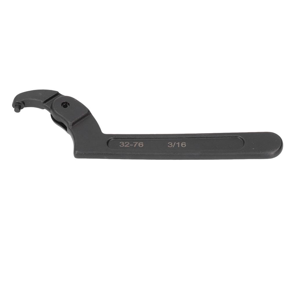 C Pin Spanner Adjustable 1 14 to 3in Round Head CRV Hook Wrench for Vehicle Mechanical Equipment