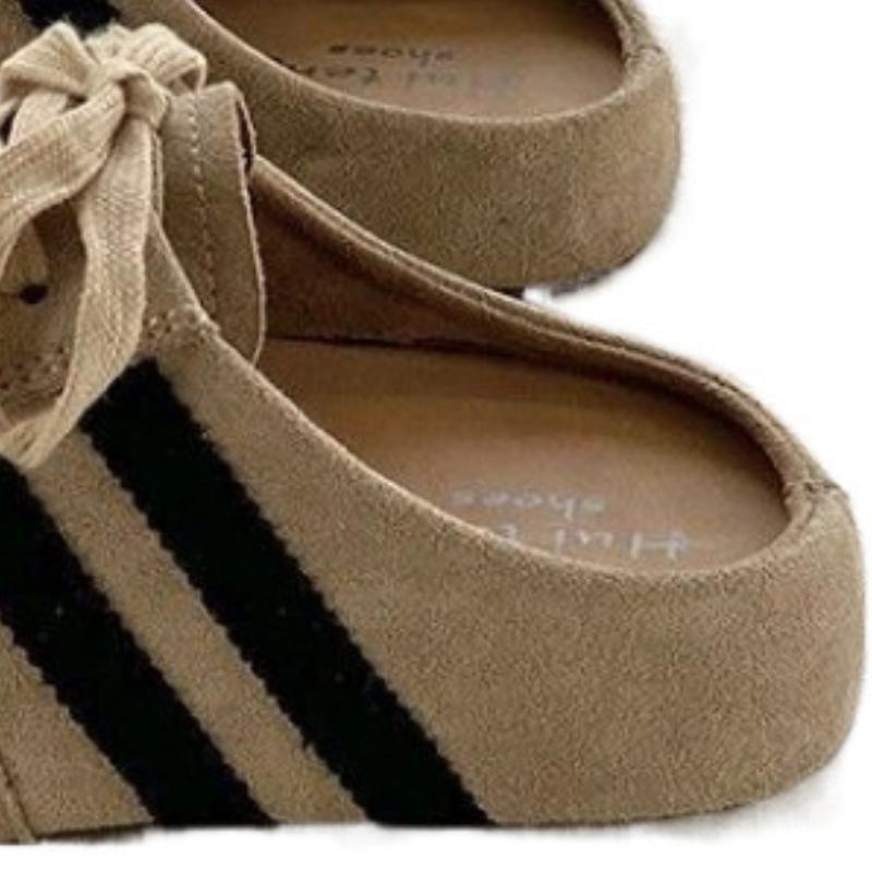 Popular Retro Sport Leisure Shoes Summer Women's Soft Soled Frosted Flat Casual Board Shoes Comfortable Single Shoes Sneakers