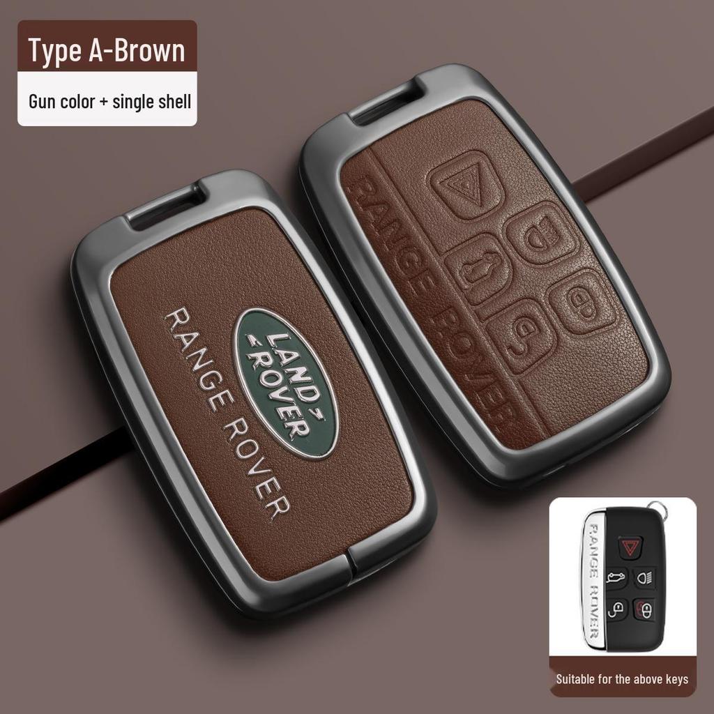 TPU-Schlüsselhülle mit Metallschnalle für Land Rover Range Rover, Sport, Velar, Evoque, Discovery 4, Discovery Sport und 5.