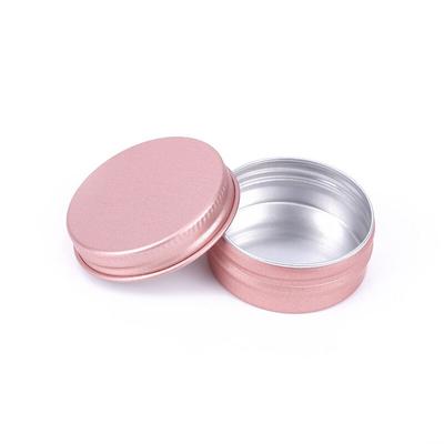 100 buc Borcan de aluminiu de 15 ml de culoare auriu roz 15 g Recipient din tablă de aluminiu 15 ml Borcan cosmetic 15 g Borcan de cremă