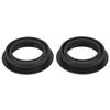 2pcs Front Inner Axle Seal 40533‑01J00 Rubber Black Replacement for Nissan Patrol Y60 Y61