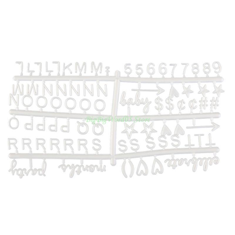 24TE English Message Sign Home Numbers Kid Office Gift Characters Changeable