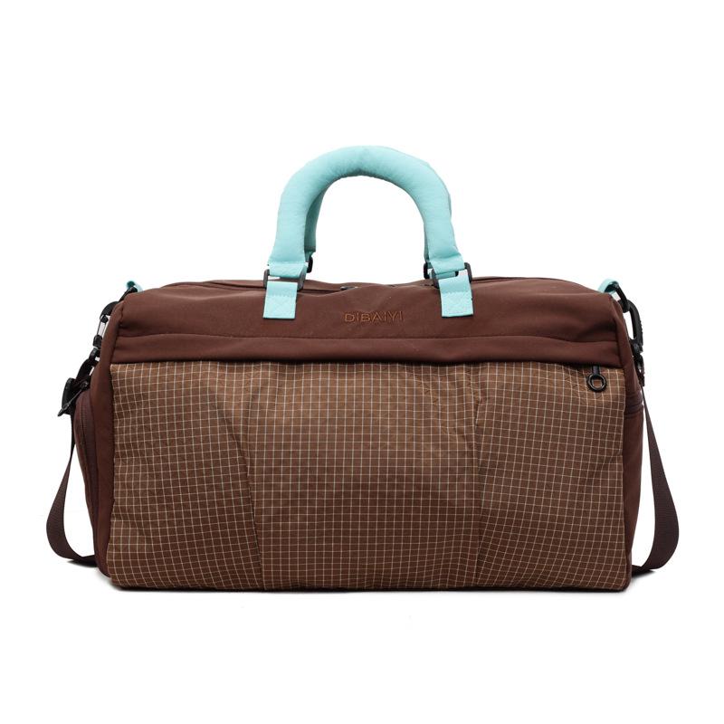 

Large Capacity Women s Travel Bag: Korean Style Simple Handbag with Wet and Dry Separation for Casual, Sports, and Fitness Use.