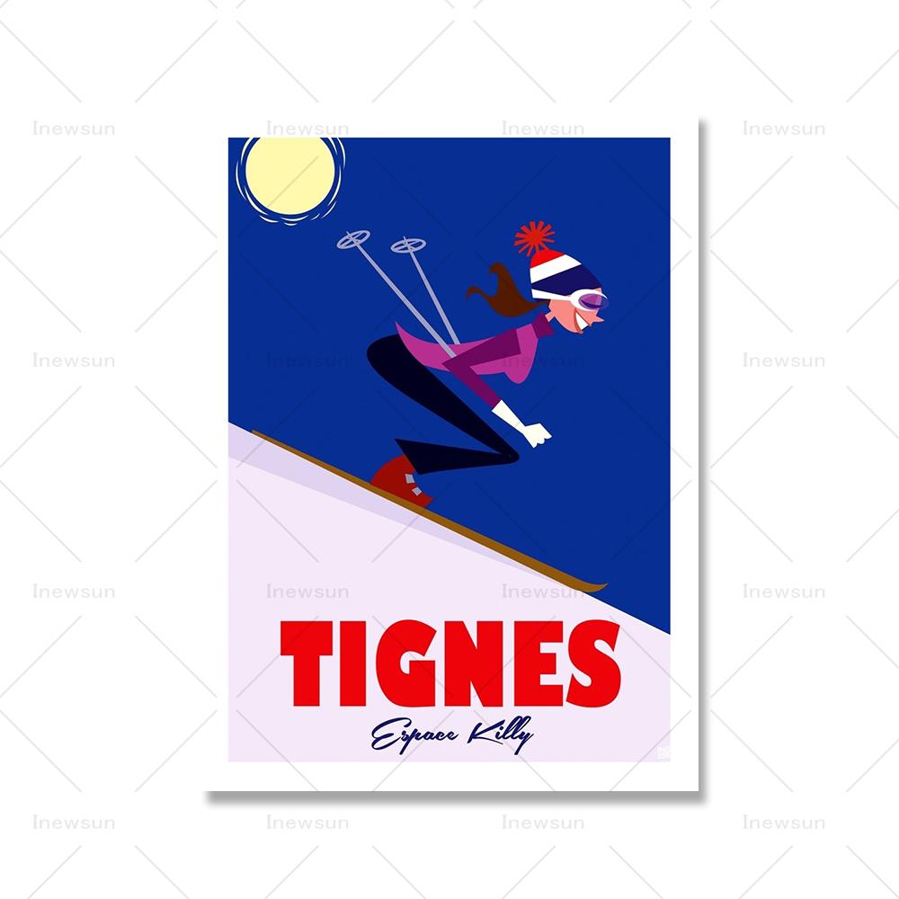 Aperol Spritz Suco E Comida Pôsteres Impressões Desenhos Animados Chocolate Vinho Pintura Em Tela Decoração De Parede De Esqui Imagens Para Clube Bar Cozinha