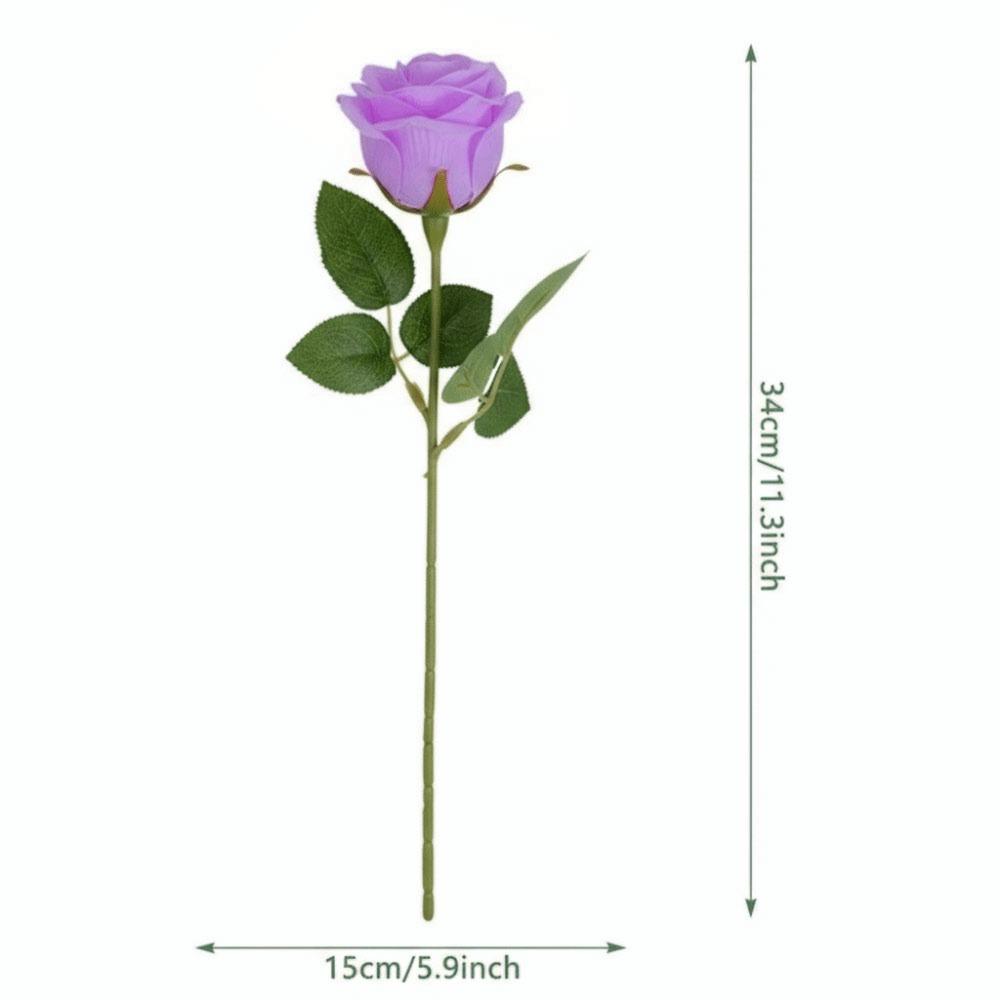 1pc Small Bundle Simulated Rose Bouquet Silk Rose Flower Bouquet Home Decoration  Photography Props