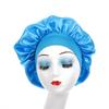 "Extra-Large Silk Sleep Cap with Bowknot – Beauty Hair Care Turban Hat"