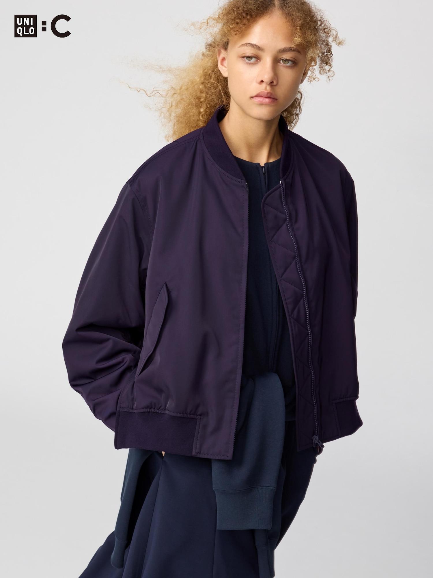 

Uniqlo Bomber Jacket 79 DARK PURPLE/M