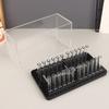 Acrylic Organizer Dental Resin Adhesive Applicator Holder Pre-Formed Bow Wire Placement Box Storage Dust Box