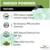 The Forest Herbs Naturlig pleie fra naturen 100% økologisk henna, indigo, amlapulver for hår svart kombinasjon hver 100 gram