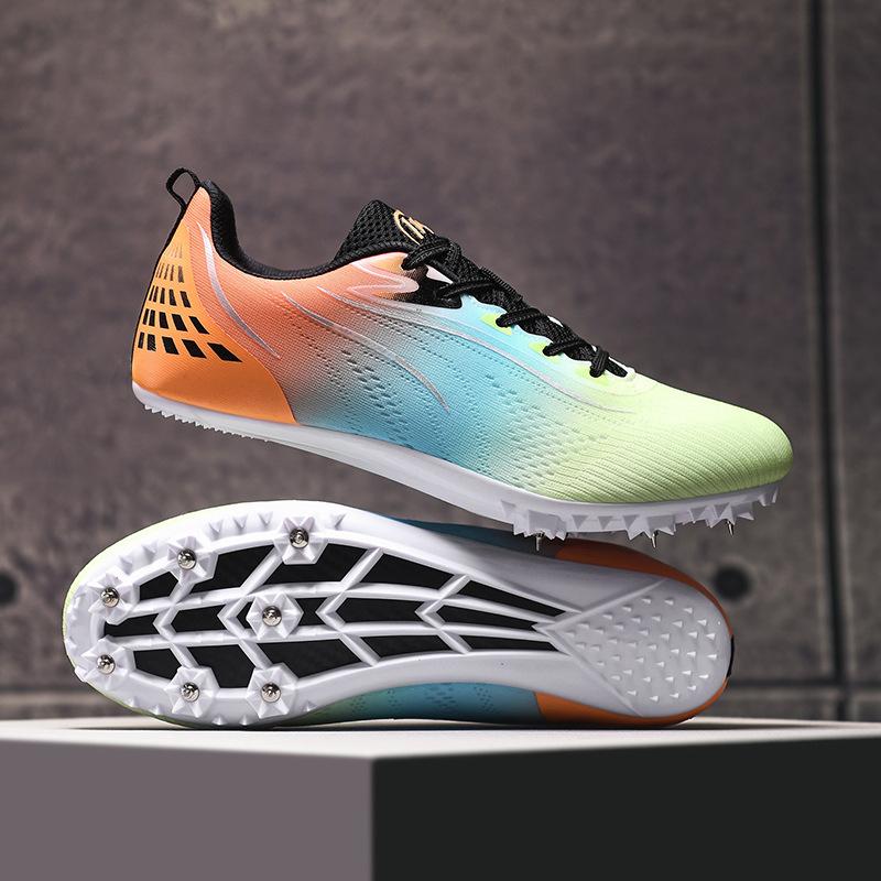 

New student nail shoes track and field sprinting running shoes male and female students competition sports track and field shoes 44