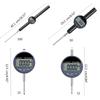 Electronic Digital Dial Indicator Gauge Inch/Metric Conversion 0-1Inch/25.4mm Digital Probe Indicator Dial Tester