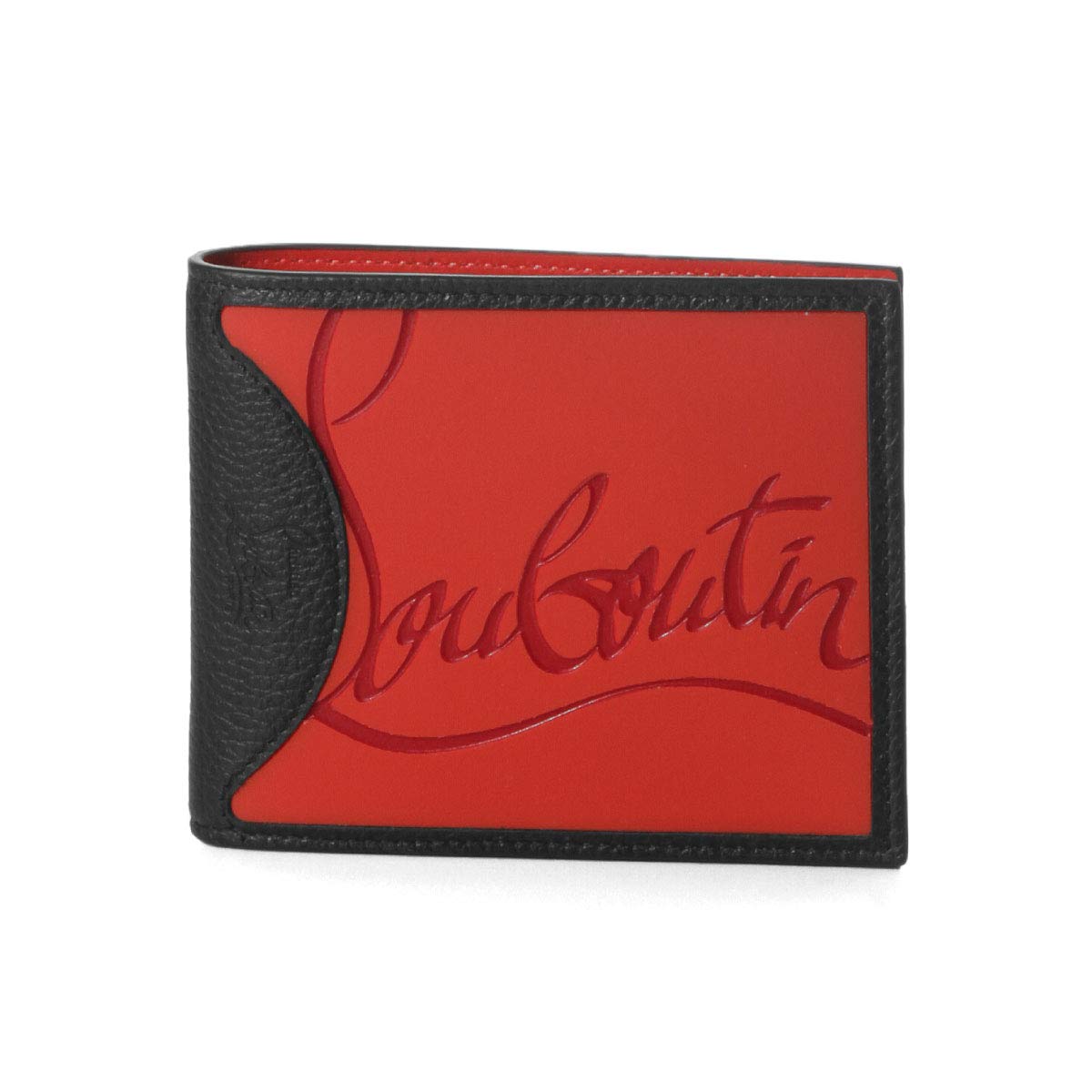 

Christian Louboutin Bifold Wallet COOLCARD SNEAKERS SOLE Leather 3195052 H734 Black (Christian Louboutin) Men s [Item]