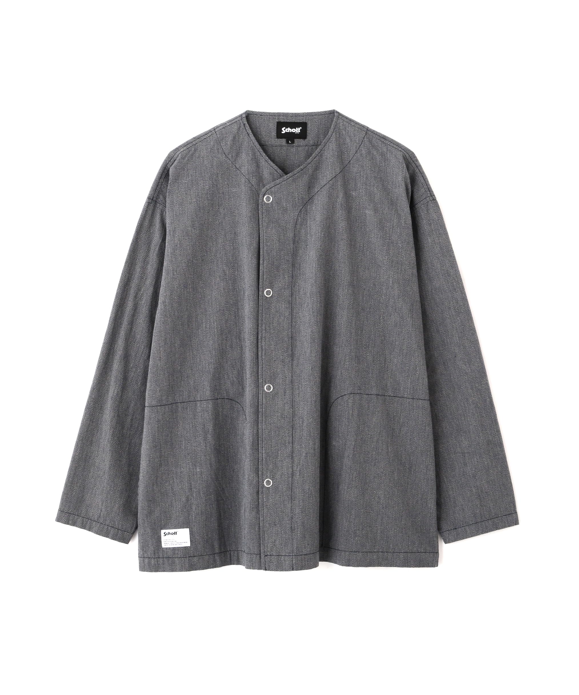 

Schott COTTON COVERT SLEEPING SHIRT / Cotton Covert Sleeping Shirt / 782-4120007 Men s M 120 Navy