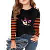 Girls Long Sleeve Halloween Day T Shirts Kids Fall Tops Crewneck Basic Tees 2-11Y